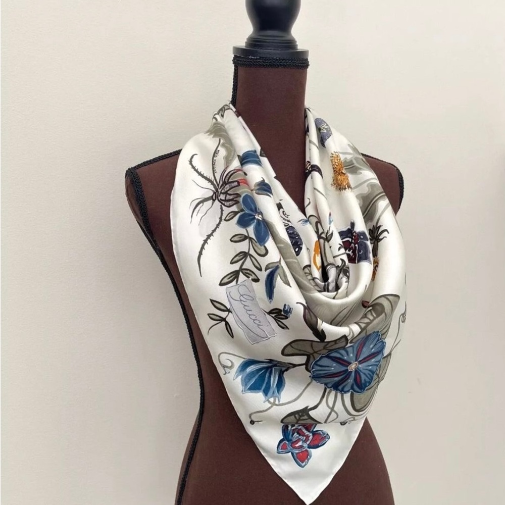 Floral Silk Scarf